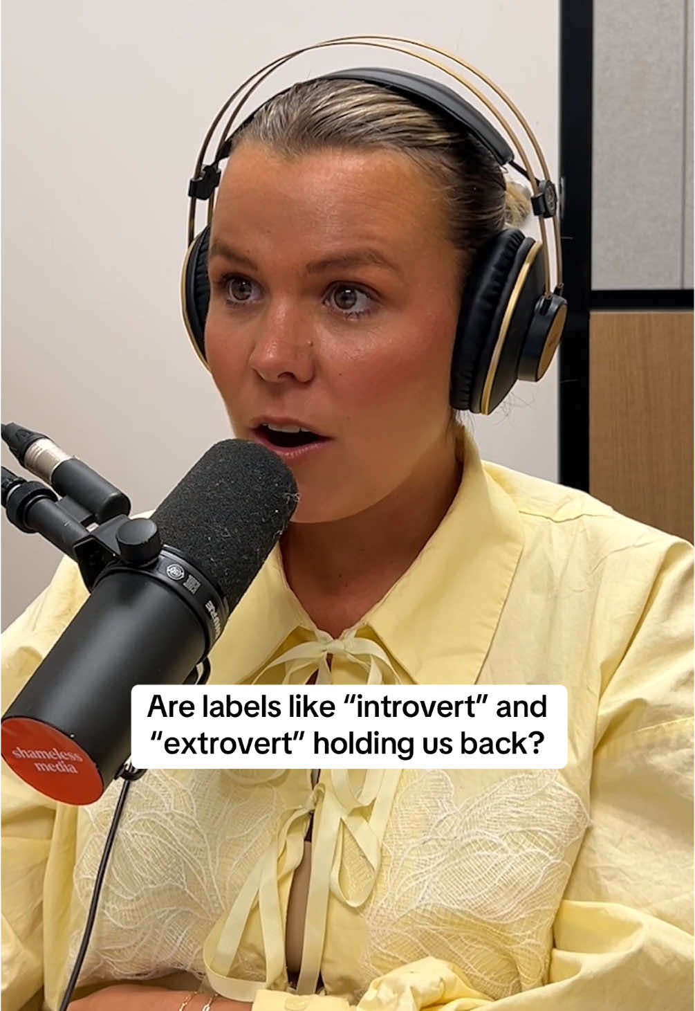Are you an introverted extrovert or are you just… you? #shamelesspodcast #labels #podcast 