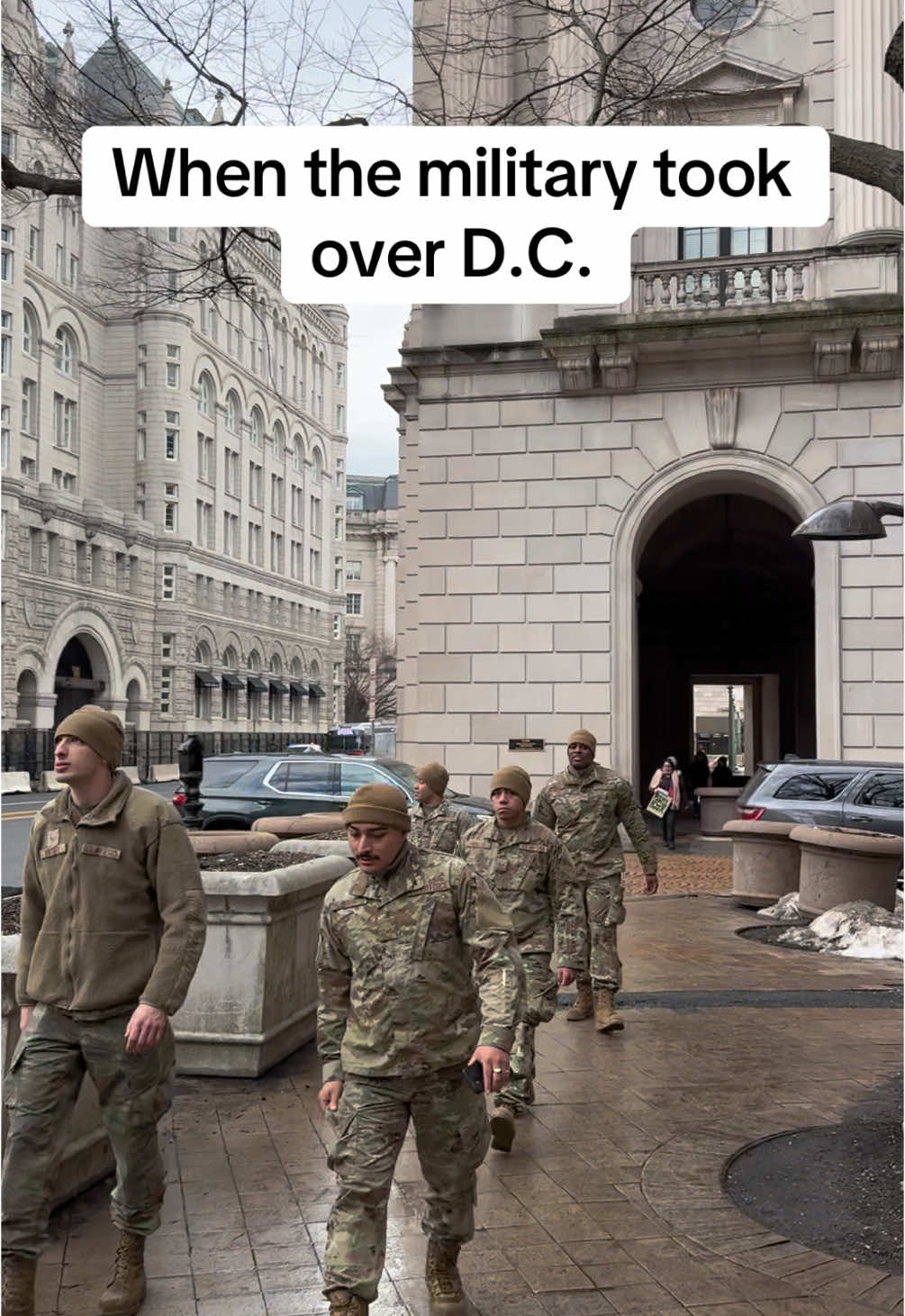 A closer look to the day military took over for Trump Inauguration #military #potus #trump