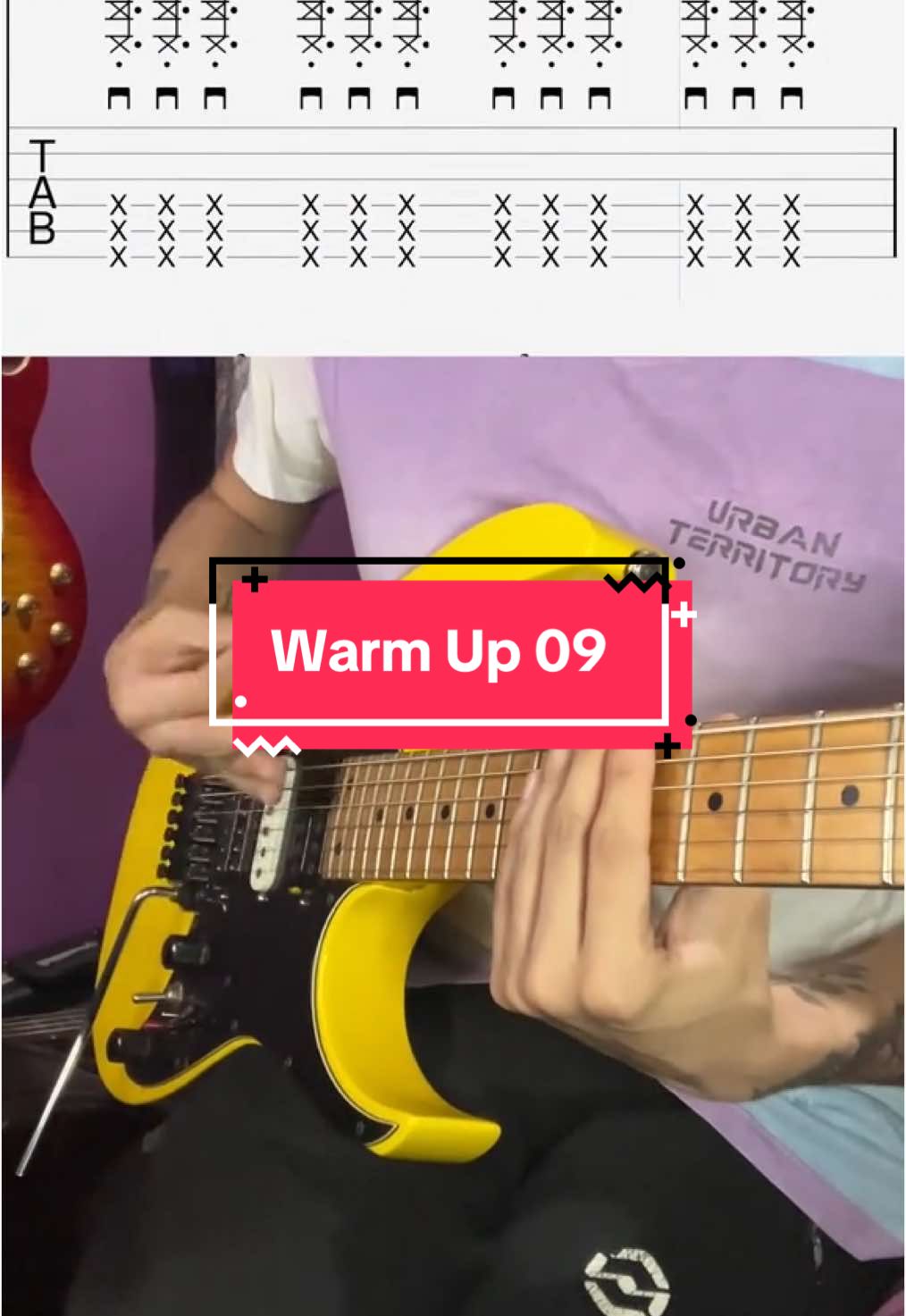 Warm Up 09 - Rhythmic Edition! #foryoupage #fyp #guitarlesson #guitarplayer #musician #guitarist #guitarplayer #guitarlesson