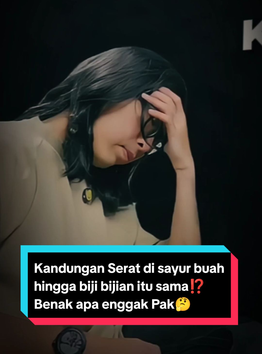 #CapCut Kandungan Serat di sayur buah.hingga biji bijian itu sama⁉️ Benak apa enggak Pak🤔 #makansehat #healthy #podcastjelajah #serat #drtirta #trending #sayur 