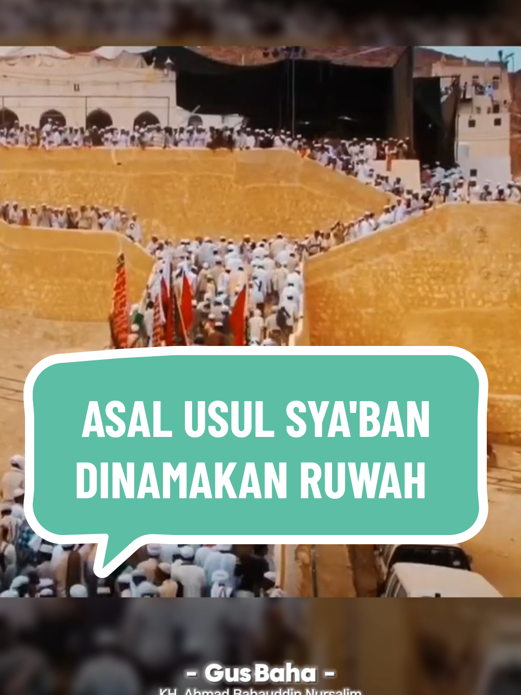 ASAL USUL SYA'BAN DINAMAKAN RUWAH . #ngaji #kyai #santri #indonesia #kitab #gusbaha #pondok #islam 