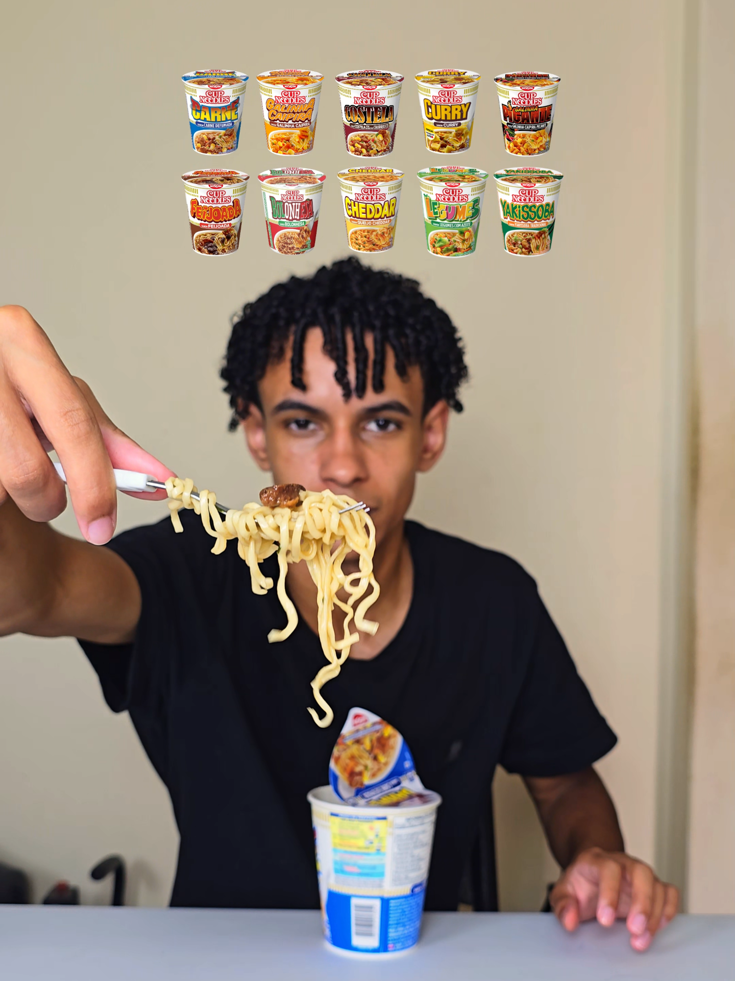 Dando Nota Para Cup Noodles!!! #cupnoodles #miojo #asmr #satisfatorio @cupnoodlesbrasil