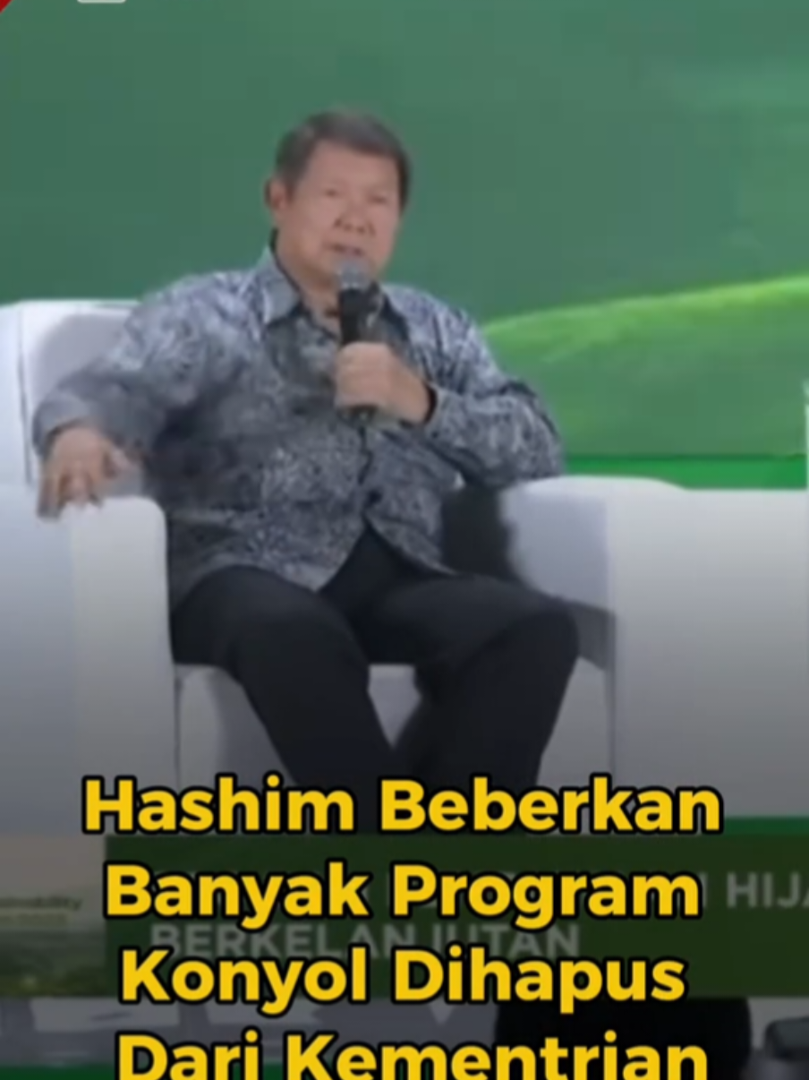 Hashim Djojohadikusumo beberkan banyak program konyol yang akan di hapus oleh pak Prabowo #prabowo #trending #fyp #hashim 