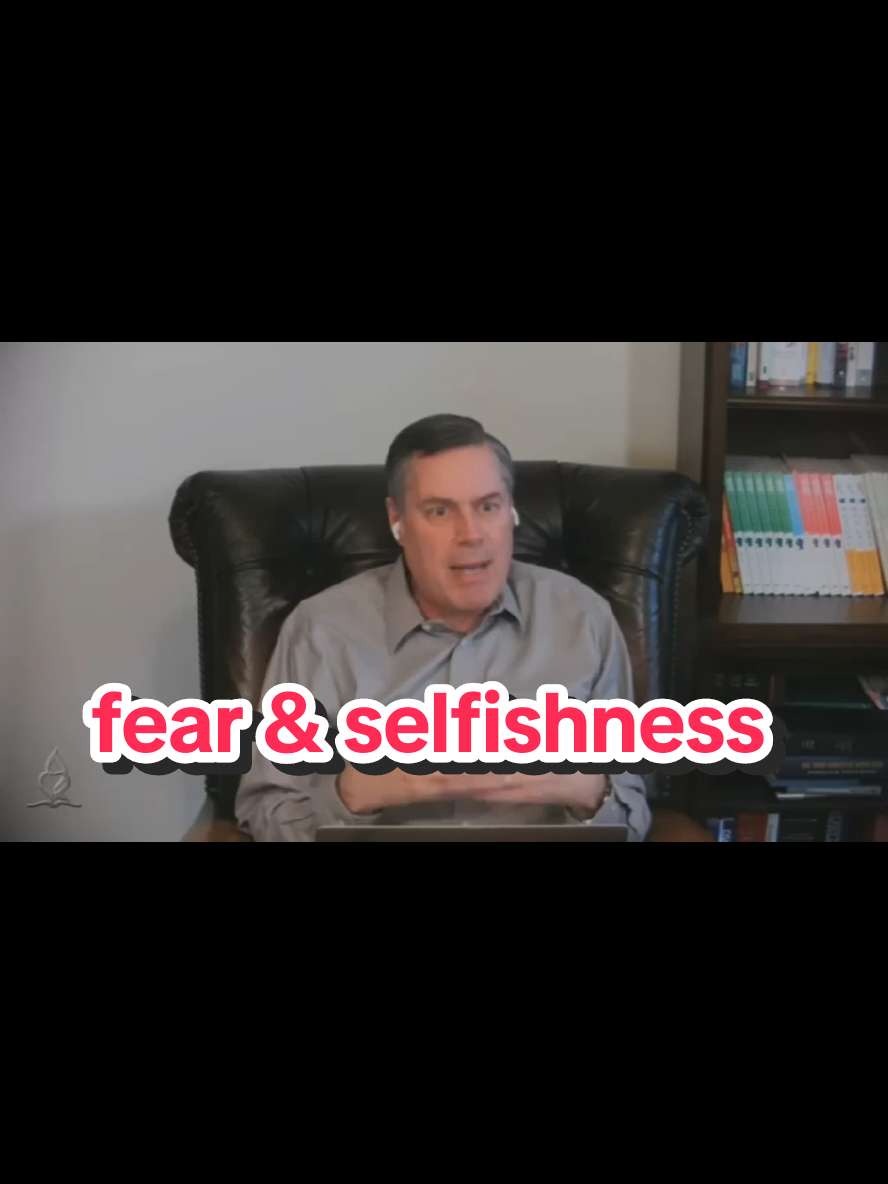 Love and trust, fear and selfishness. What Jesus did to fix our condition - Dr Tim Jennings  #Love #trust #fear #selfishness #jesus #christ #jesusdied #sin #death #life 