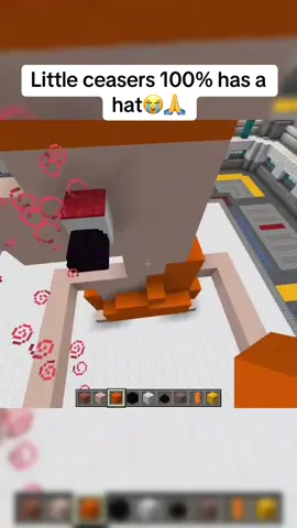 He has a hat #fyp #fypシ #Minecraft #minecraftmemes #minecraftbuilding #funnymoments #Viral 