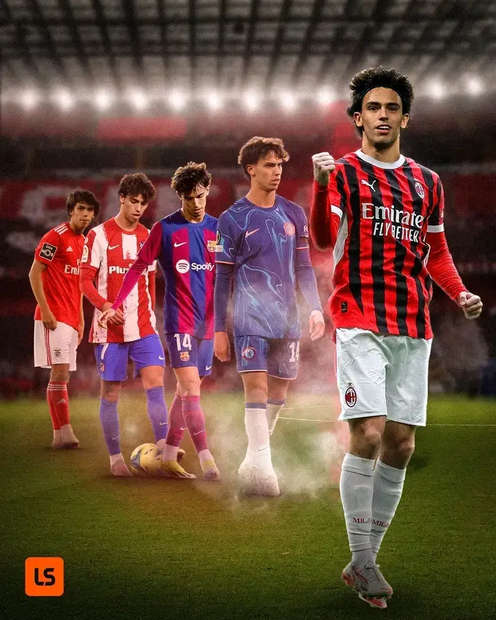 Joao Felix completes a loan move to AC Milan to continue his personal European tour 🛫🧳🇵🇹 > 🇪🇸 > 🏴󠁧󠁢󠁥󠁮󠁧󠁿 > 🇮🇹🆕. what a great journey so far 📈 for Felix #DE Premier League channel #PL #p#PremierLeaguechelseafc #acmilan #joaofelix