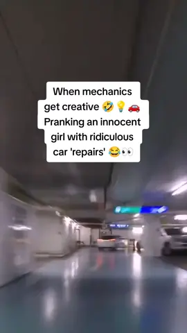 Relatable mechanic mayhem 😂🚗 Watch as we prank an unsuspecting girl with crazy car 'fixes' 🤣 #PrankCall #CarPrank #MechanicMischief #creatorsearchinsights 