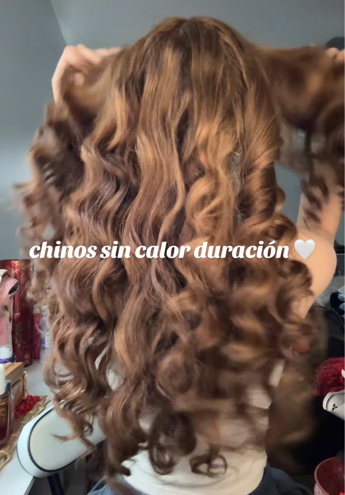 me encantan los chinos de noche pero quisiera que duren más 😫 #fyp #viral #jessi #overnight #curls #heatless #Vlog #cabello #chinos 