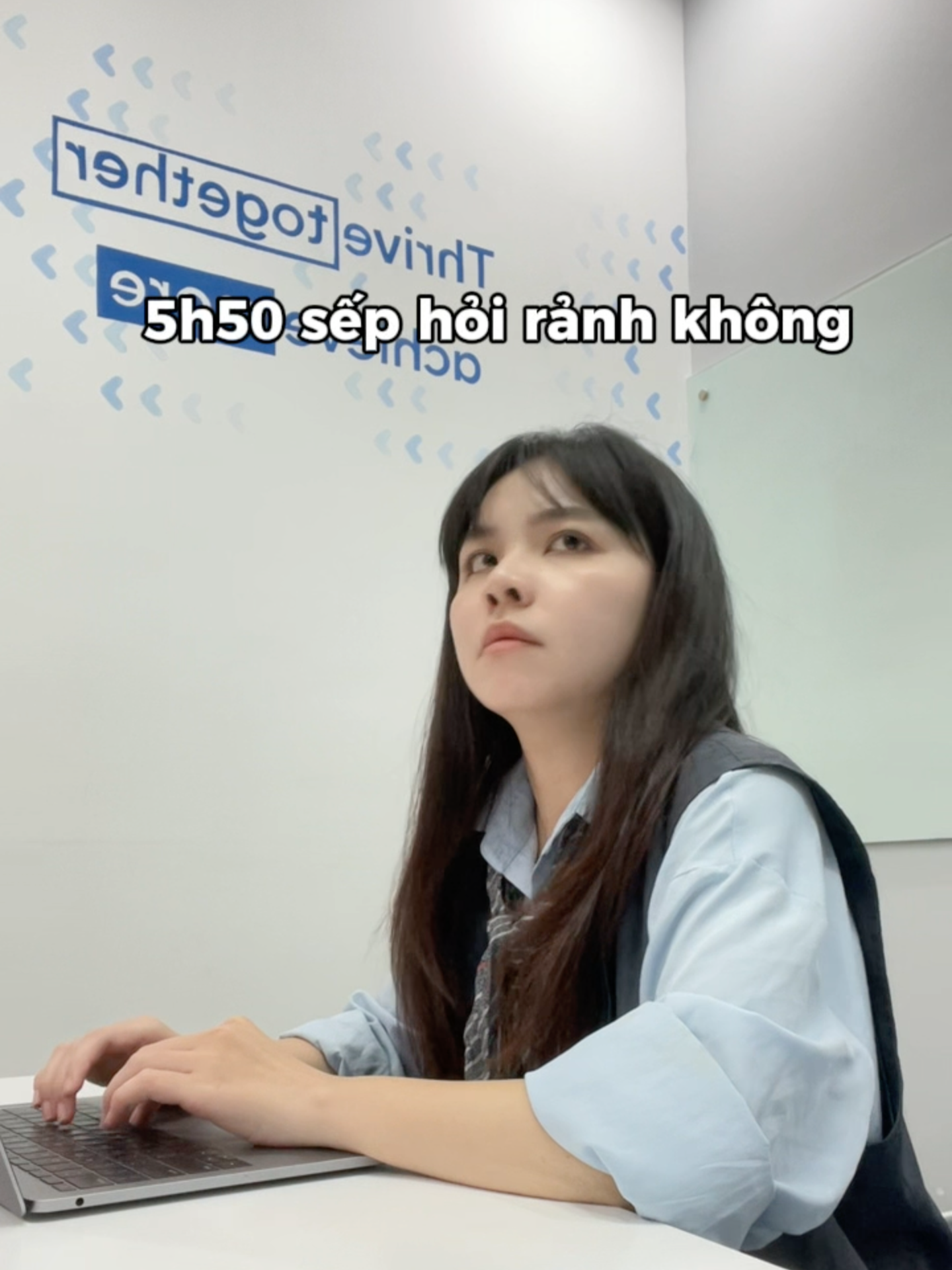 Thà sếp đừng hỏi, dù thế nào thì câu trả lời là hong rồi #justforfun #vieclam24h #viralvideo