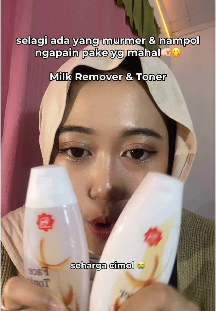 Rekomendasi double cleansing tapi tetep hemat, terbukti aman bebas overclaim dong pastinya 🥰  #skincareroutine #rekomendasimilkcleanser #affiliatetiktok #rekomendasitoner 