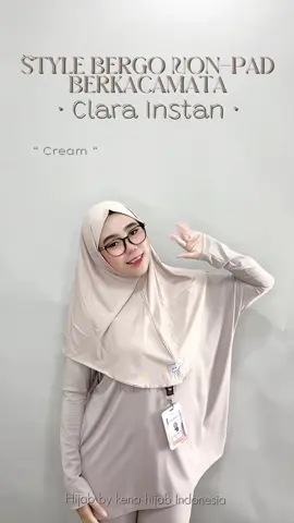 BERGO CLARA INSTAN✨💗🌷#kenanhijabindonesia #kenanhijabofficial #ambyar 