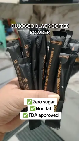 Dujosoo black coffee powder #coffee #blackcoffee #dujosoocoffee #dujosooblackcoffee #fdaapproved #nonfat#zerosugar 