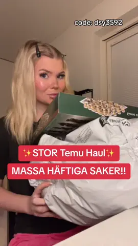 Samarbete med @temusweden 🔥 BARA för NYA användare av TEMU-appen!! 🔥 👉Spara stort genom att söka min kod dsy3592 eller klicka på länken:  https://app.temu.com/k/e96wdc2drau 🆓 Gratis frakt & Gratis retur nu #temuholidayseason #temu #temufynd #temusweden 