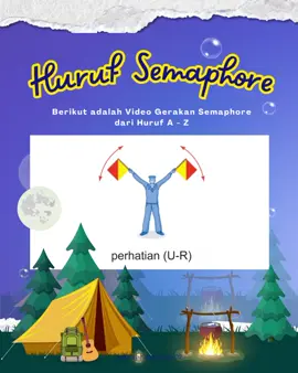 Video gerakan Huruf Semaphore  #videosemaphore #semaphore #pramuka #pramukatiktok #pramukahits #pramukaindonesia🇮🇩⚜️😎 #materi #materipramuka #fypp #fypdong #fypシ゚  #hurufsemaphore #salampramuka⚜️ #salampramuka 