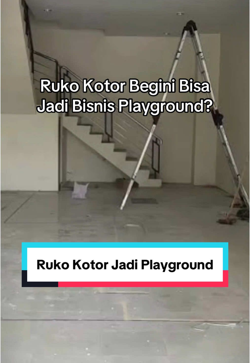 Semua Ruko kita bisa sulap jadi Bisnis Playground yang cantik kok! 😍 #playground #bisnisplayground #pengusaha #ruko 