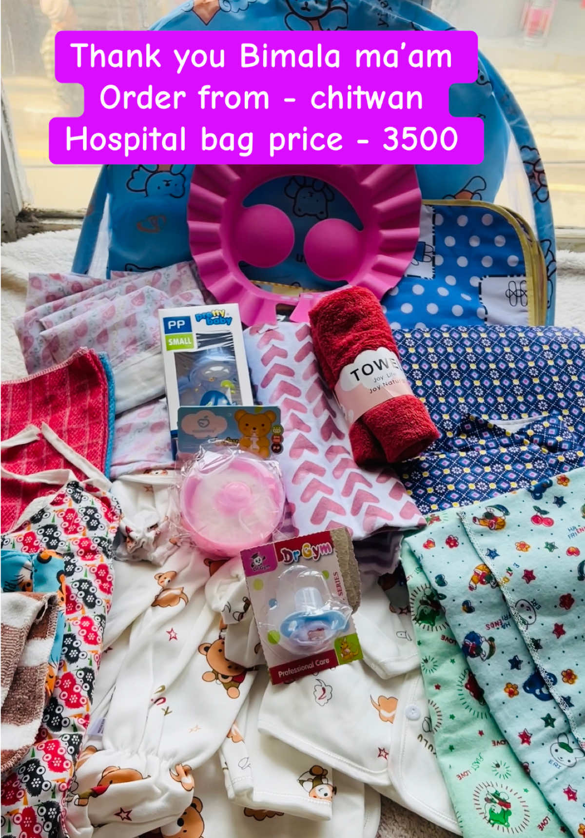 #hospitalbag #orderpacking #bardiya #babyessentials #हाम्रो कलेक्शन मा रहेको सामान अडर को लागि Facebook page kidssansar or whatsapp 9869420023 मा गएर आफ्नो ठेगाना र फोन नम्बर दिनुहोला । ✓ नेपालैभरी नै Delivery ब्यबस्था छ ।#kidssansar9869420023