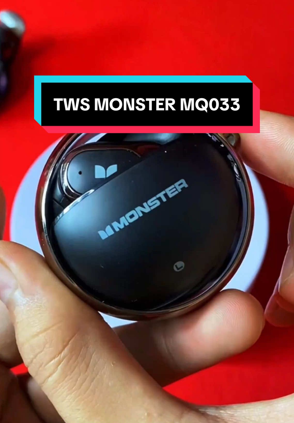Tws monster mq033 #twsbluetooth #twsgaming #headsetbluetooth 