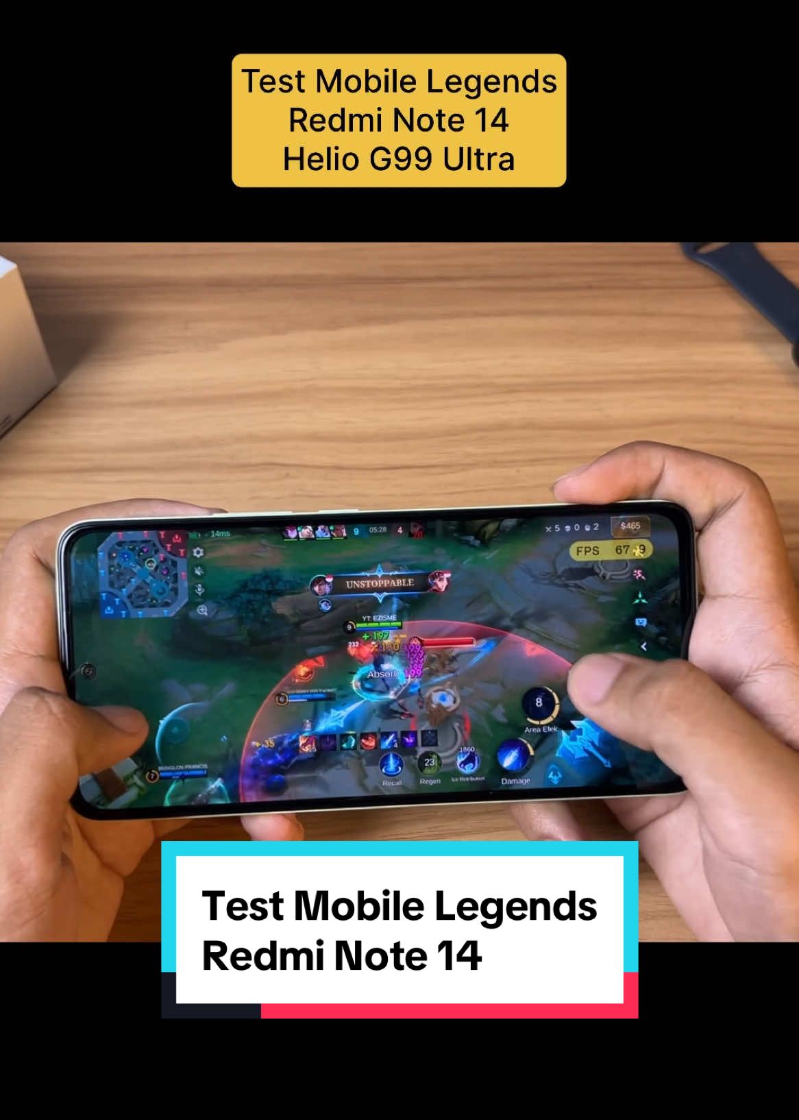 Tes Main ML di Redmi Note 14 #redminote14 #xiaomiindonesia #jeguktech #riantestgame 
