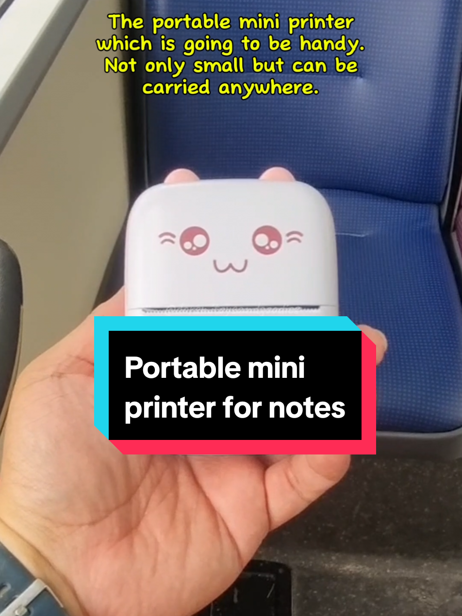 Portable Printer mini printer for notes, shop list, study, and many more. easy to use a lot of templates. unleashed your creativity and notes will no longer boring. #tiktokshoplifestyle #createtowin #tiktokshopsg #tiktokshopsgsale #weeklywedrush #sgbrandweek #doremitoysandgoodies  #sgmum #sglifestyle #Lifestyle #tiktokmademebuyit #cute #printer #mini #smol #small  #portable #exciting #fun #happy @sgcaicai 