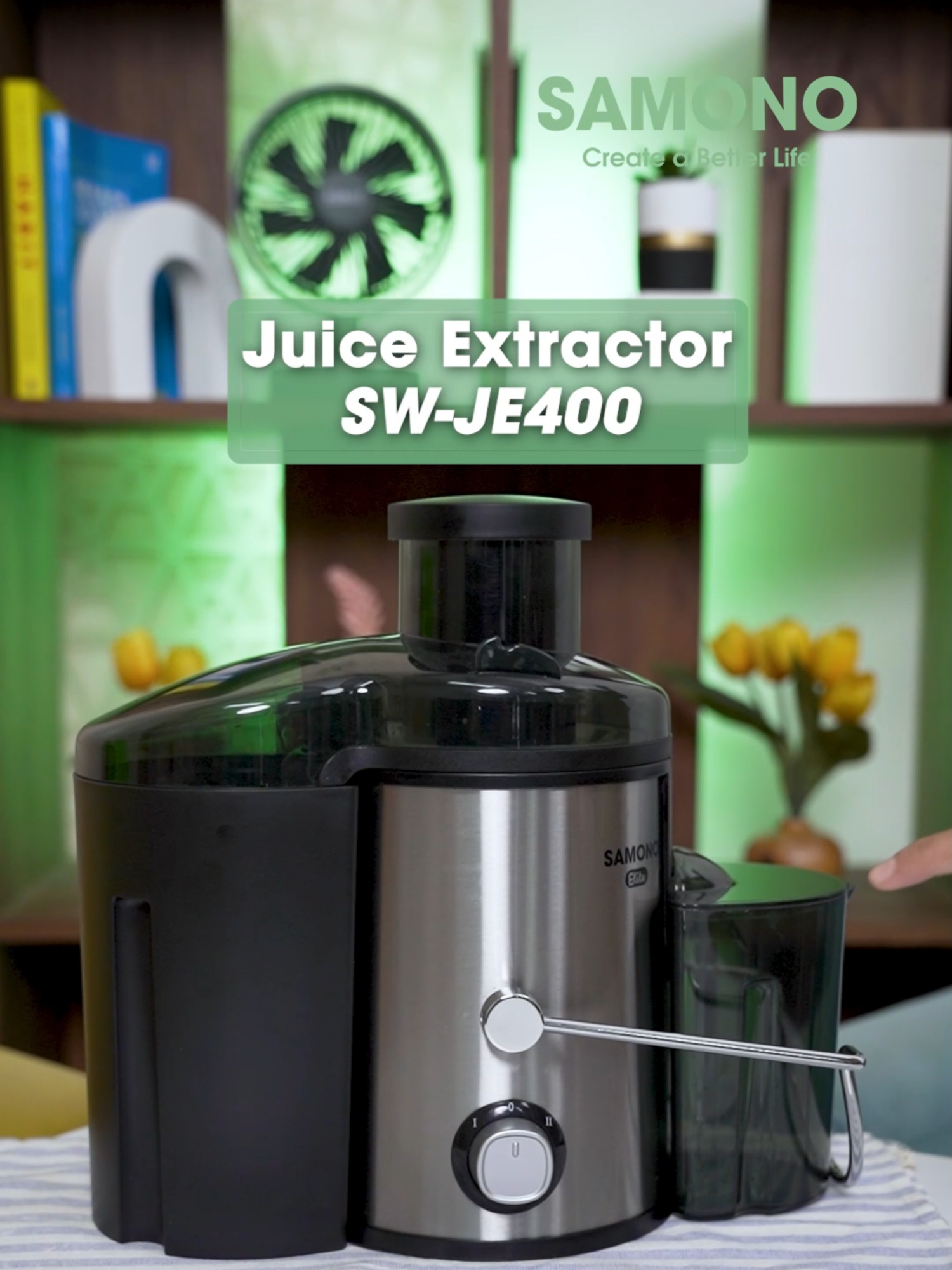 Mau sehat? Tak perlu ribet lagi! Tinggal bikin Jus Sehat dengan SAMONO Juice Extractor SW-JE400! 🍏🍹 Keunggulannya banyak loh: ✅ Daya rendah hanya 400 Watt!  ✅ Bisa pilih 2 level kecepatan sesuai tekstur buah 🍓🍊  ✅ Anti tetes! Gak ada cipratan jus kemana-mana! 💧 ✅ Lubang besar 69mm, masukkan buah langsung, gak perlu dipotong kecil-kecil! ✅ Cangkir jus 450ml, cangkir ampas 1500ml, siap tampung banyak jus sehat! ✅ Garansi 1 tahun 🔄 Yuk cek keranjang kuning dan checkout sekarang juga sebelum kehabisan! 🛒🔥 #SAMONOINYOURLIFE #SAMONOSUPERBRANDS #samono #juiceextractor #juice #fyp #racuntiktok