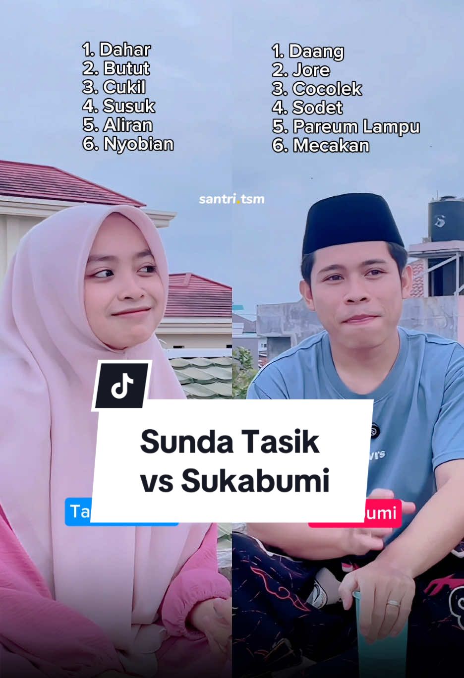 Part 1 : Perbedaan Basa Sunda Tasik jeng Sukabumi.. *basa sunda anu teu aya atawa teu umum diangge di tasik sareng di sukabumi #fyp #santri #santriwati #santritsm #sunda #tasik #tasikmalaya #sukabumi #jampang 