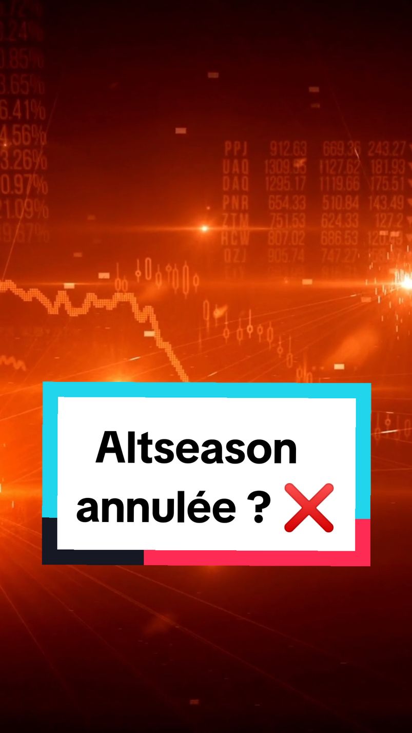 🤔 Peut-on encore espérer une altseason ? Quelle est ta vision des performances à venir pour le marché crypto ? Explique dans les commentaires 💬  #altcoinseason #altseason #cryptofrance #cryptotrading 