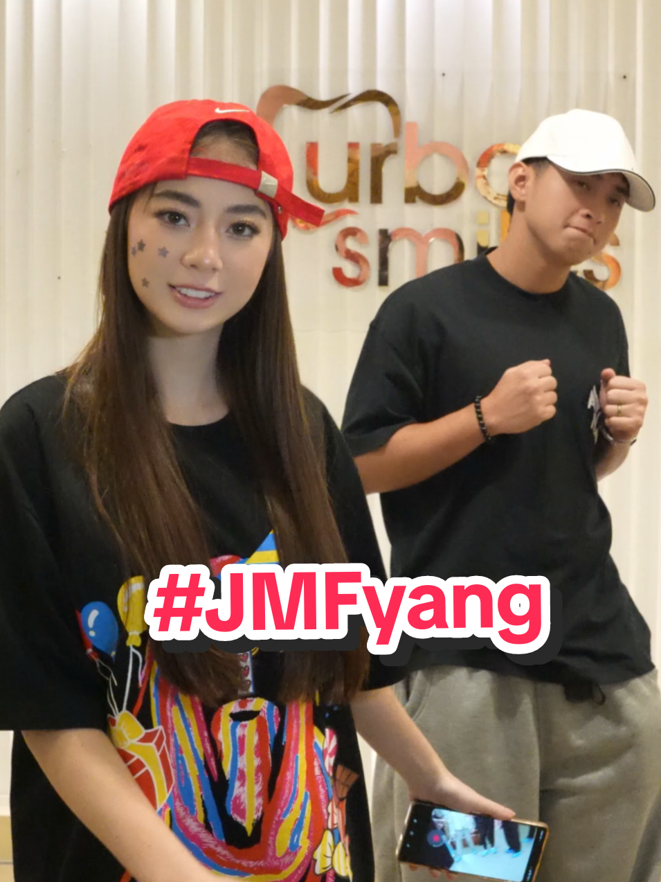 Our #JMFyang serving us good vibes at #urbansmilesdentalclinic ✨ #DrRFD #DrRFDSmile #WhereBeautifulSmilesAreMade #pbbgen11 #fyang #sofiasmith 