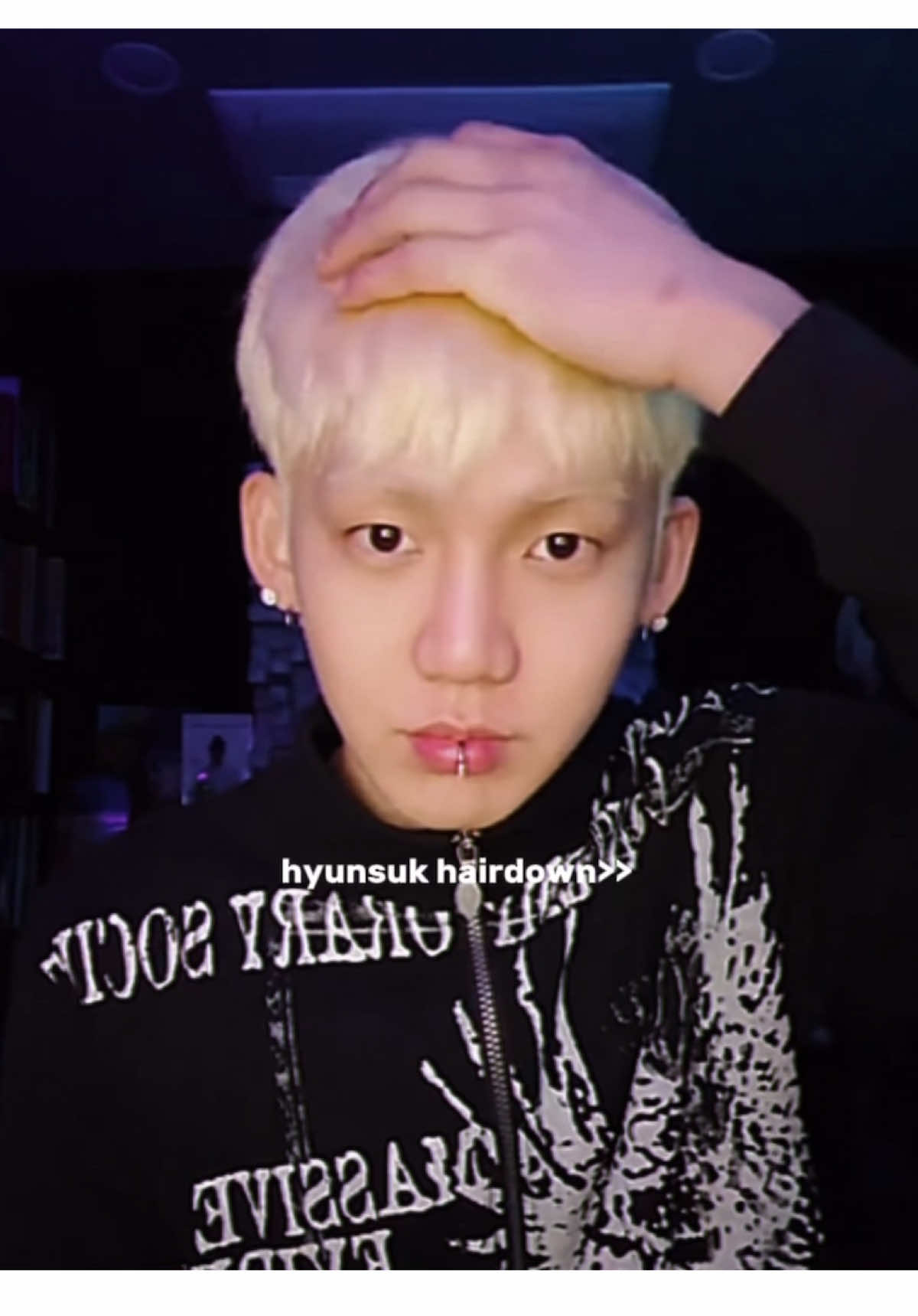 hyunsuk hairdown tu bikin aku down🫠 #choihyunsuk 