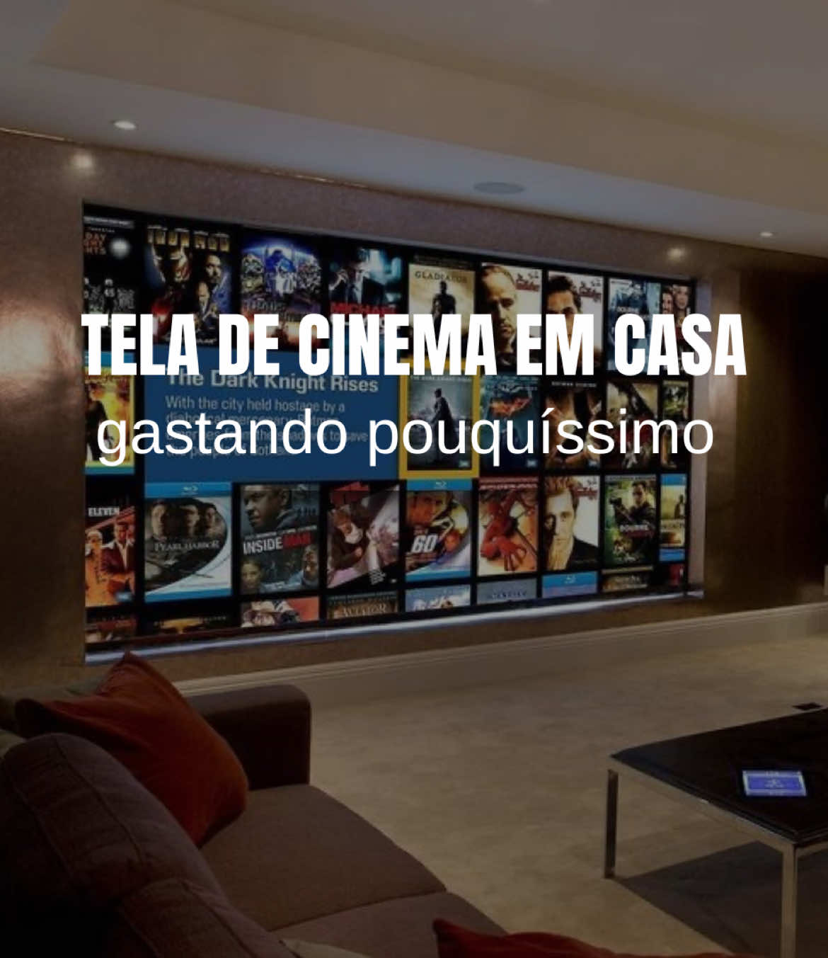 Tela de Cinema em Casa gastando pouquinho com a Shopee! AMEI A QUALIDADE , vale muito o investimento! 🍿📽️🎦🎞️ #shopee #acheinashopee #saladeestar #cinema #cinemaemcasa #projetor #retroprojetor 