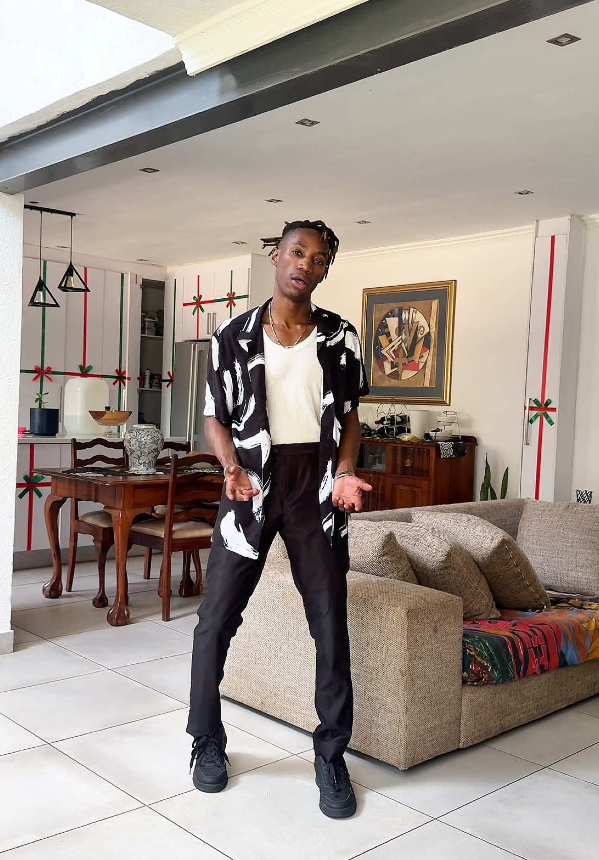 Smart casual but make it sleek. Black & white always hits different! ⚡ #smartcasual #outfitcheck #menswear #ootdmens #styleinspo #streetwearfashion #fashioncontent #trendystyle #minimalfashion