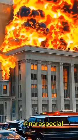 api yang membakar gedung perkantoran #api #kebakaran #gedung #kantor #fyp 