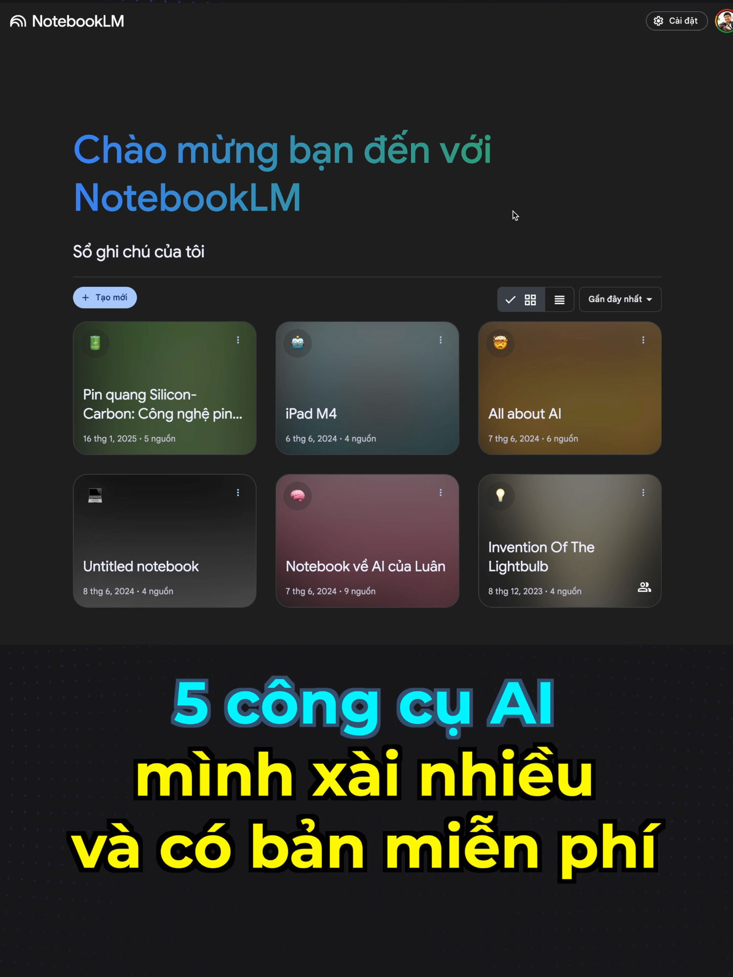 5 công cụ AI hữu ích mình xài thường xuyên, nhiều tool có bản free #LearnOnTikTok #ThanhCongNghe