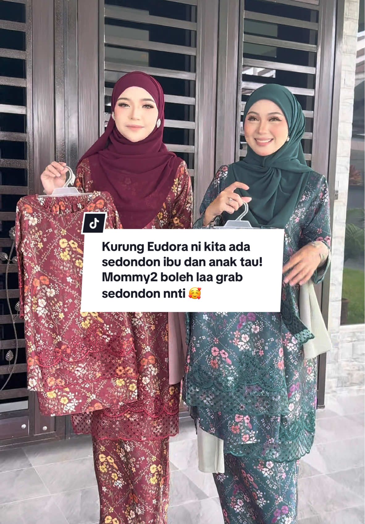 Kurung Eudora ni ofcoslaa ada sedondon ibu anak, mommy2 confirm dah excited nk grabkan? Stanby live launching Khamis ni tau ‼️🔥 Jngn lupa register live event kat atas okeh ✨ #nfhboutiquegallery #nfhraya2025 #manismanislebaran #bajuraya2025 #bajuraya2025trend #bajurayasedondon #kurung #minikurung #fyp #TikTokShop 