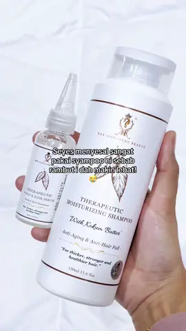 Sungguh rambut gugur i dah makin kurang tau bila pakai syampoo ni! Korang pls laa try this syampoo kalau korang ada rambut gugur tu memang i rekemen sangat😭 #shampoo #shampoorambutgugur #kksignaturebeauty #therapeuticshampoo #rambutlebat  Disclaimer: The result may vary. The following video is based on my personal experience and should not be considered as a guarantee. 