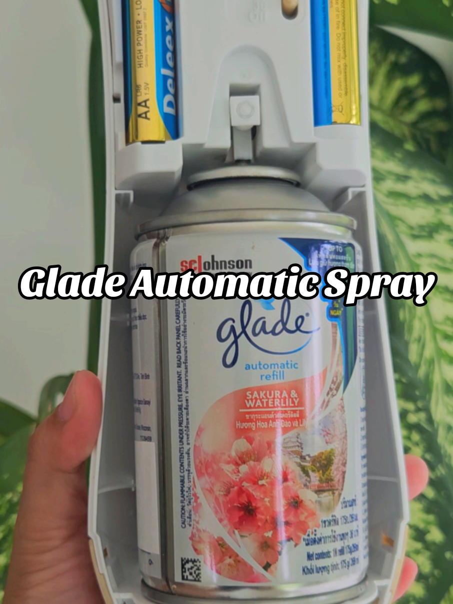 Glade Automatic Spray ✨️ Sakura & Waterlily🌸🪷 #glade #gladeautomaticspray #tiktokviral #tiktokfinds 