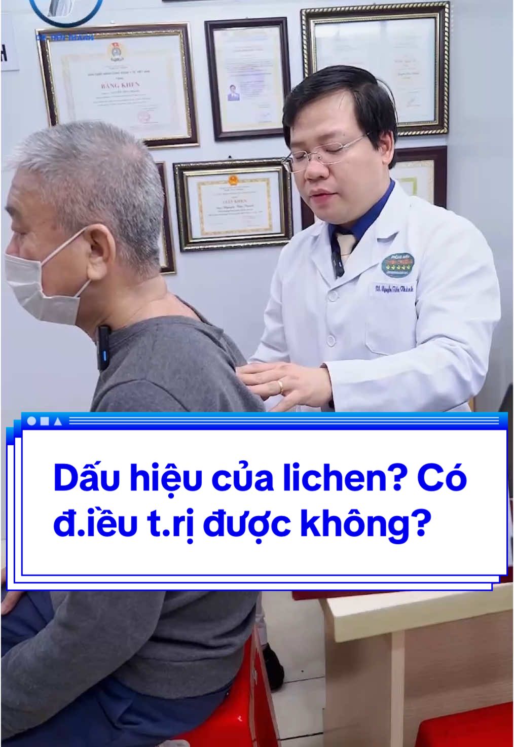 Dấu hiệu của lichen? Có đ.iều t.rị được không? #bacsitienthanh #bacsidalieu #lichen #lichensclerosus #lichendondangmantinh #dalieu #dalieuthammy #sầnda 