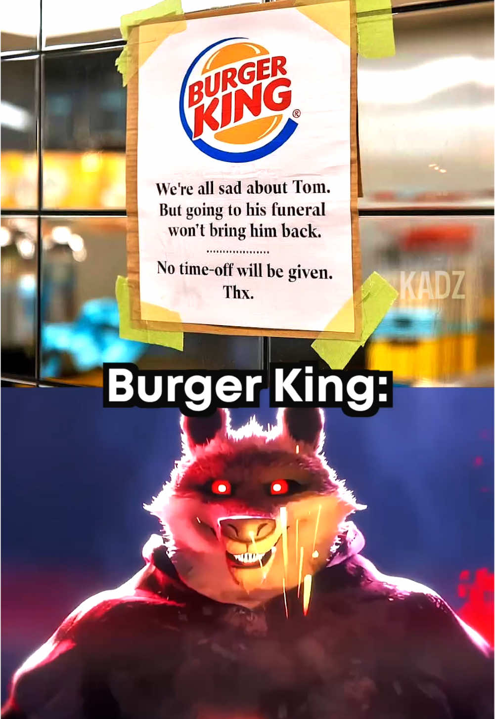 Burger King has no mercy 💀 #meme #memes #burgerking #death