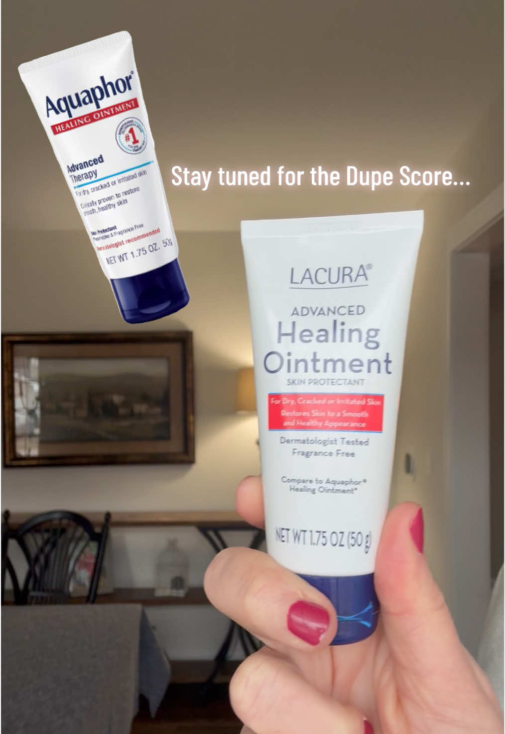 Any guesses on the Dupe Score? We love a good aquaphir and at $2.99 it is looking like @ALDI USA is offering another dupe, but is it?  Make sure to FOLLOW us so you don’t miss the reveal!   @AquaphorUS #dupescore #aquaphor #aquaphorsavestheday #bodylotion #dupes #dupedetector #dupesoftiktok #whitelabel #aldifinds 