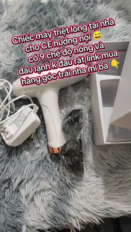 Máy triệt lông tiện lợi đặc biệt cho chị e phụ nữ, sau một thời gian sử dụng e thấy hiệu quả rõ rệt nha mn lông mềm hơn và giảm hơn dù sử dụng chưa tới 10 lần vì e lười 😅link mua hàng góc trái video mn tham khảo nha 👉☺️#maytrietlong #maytrietlongtainha #maytrietlonglanh #xuhuong #thinhthanh #yenne_99 