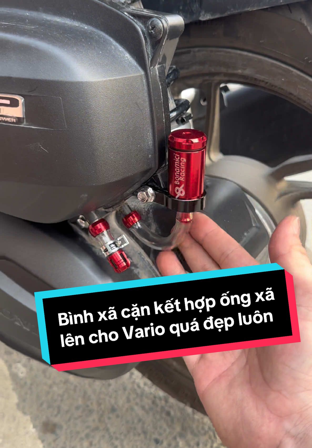 BÌNH XÃ CẶN KẾT HỢP ỐNG XÃ CẶN LẮP CHO LỌC GIÓ LÀ HẾT BÀI LẠI CÒN GIẤU ĐƯỢC QUỸ ĐEN NỮA 😎 #nhanracingshop #xuhuongtiktok #nhibinh16hocmon #xedovietnam #xuhuong #xuhướng #viral #fyp 