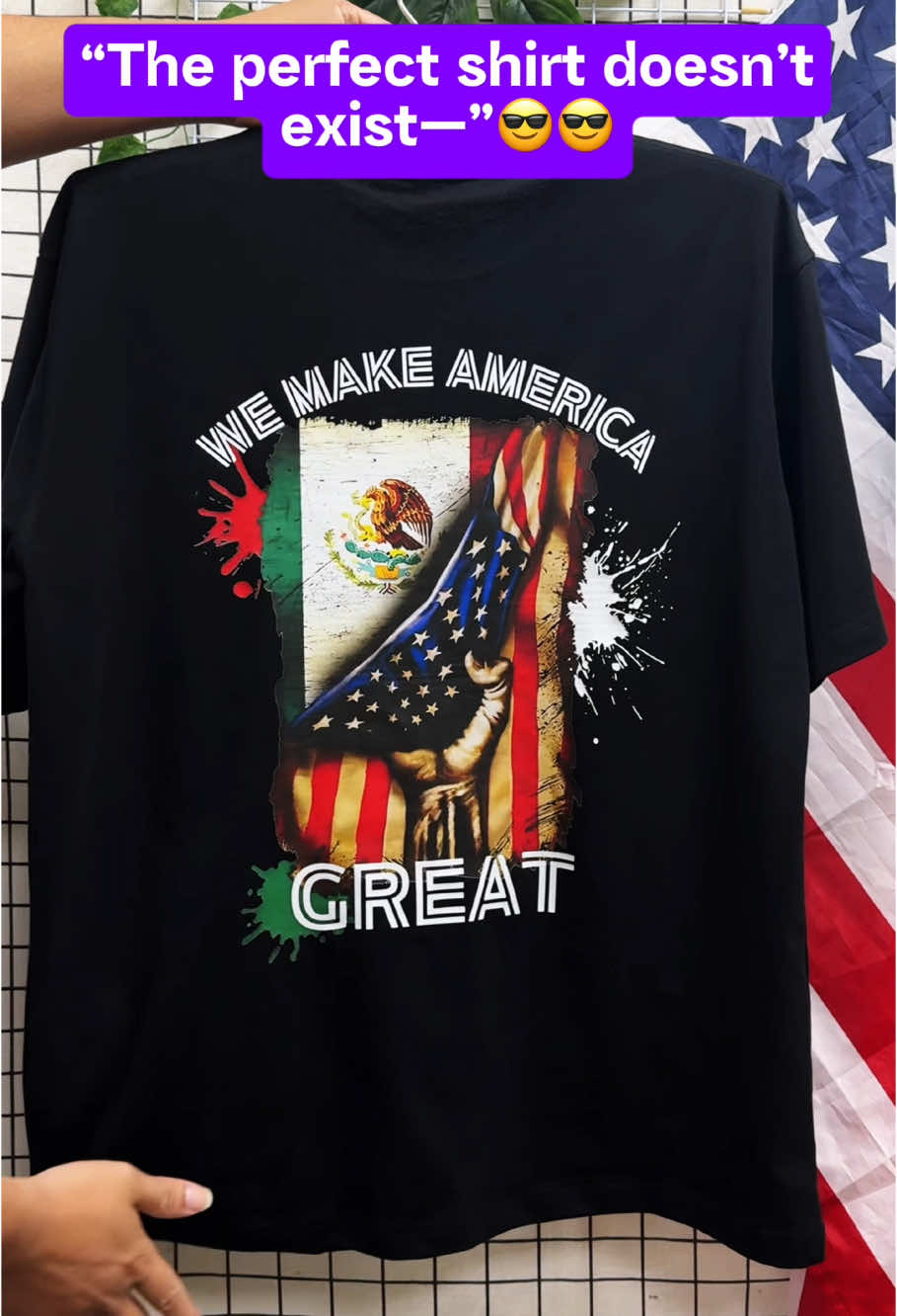 If you are mixed of Mexican and American. This shirt is for you. It’s on sale today 