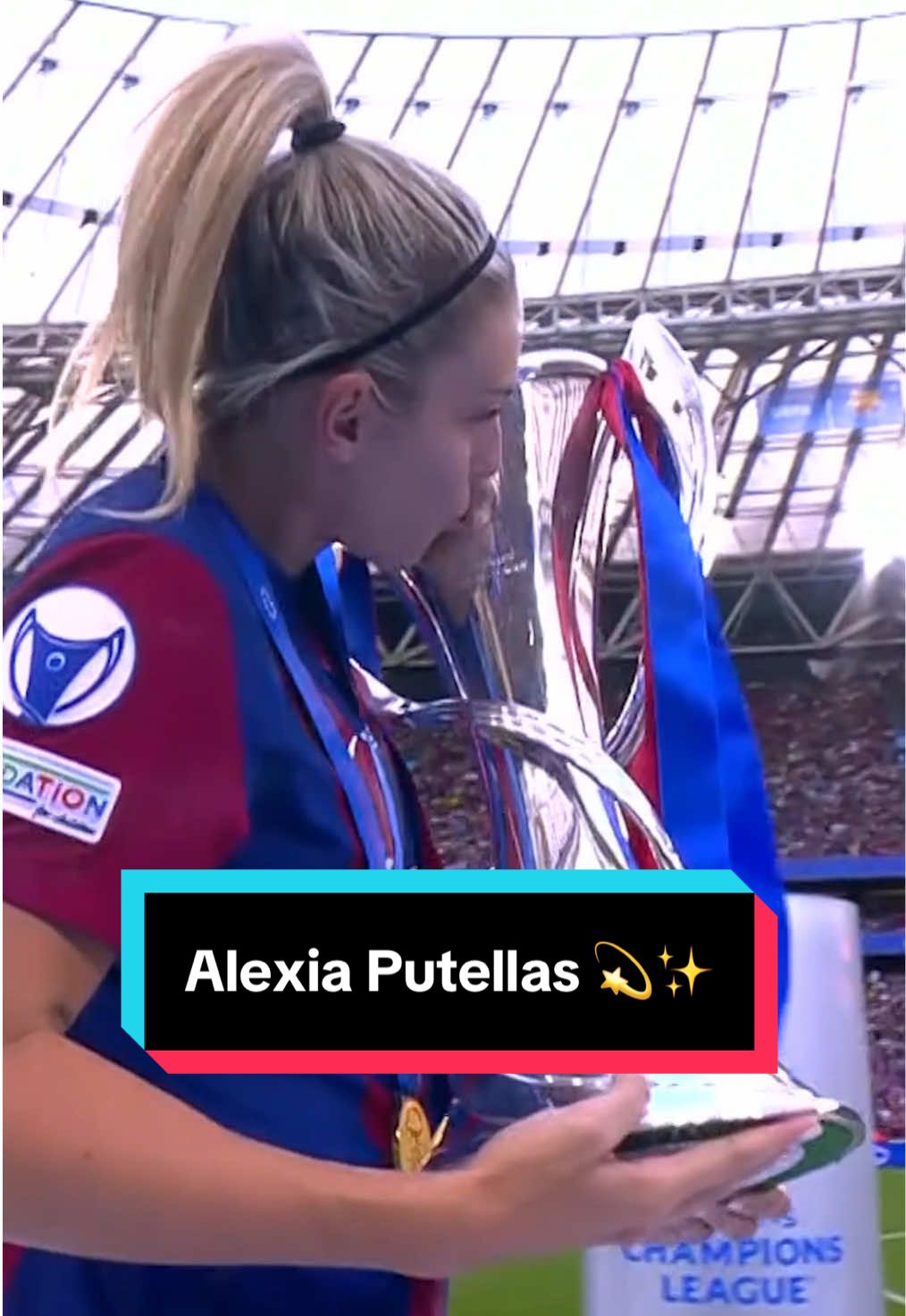 Iconic moments 🌟 #UWCL #ChampionsLeague #AlexiaPutellas #FCBFemení #Barcelona #HBD 