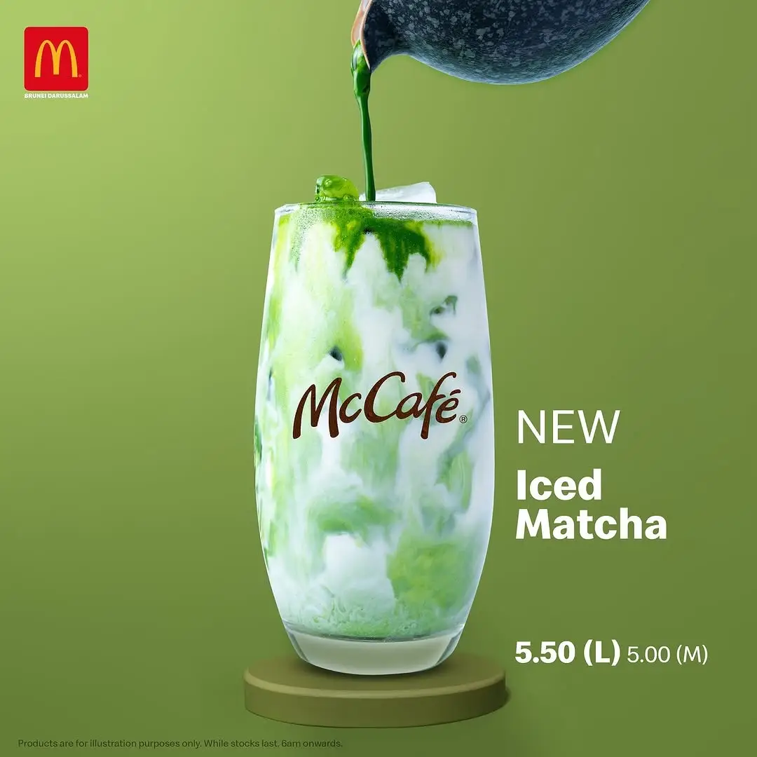 Available in 3 flavors: Iced Matcha, Iced Matcha Strawberry, and Iced Dirty Matcha  #mcdonaldsbrunei #matcha #fallrecipes #falltreats #fallfoodideas  #breakfast #lunch #dinner #dessert #snack #sweet #treat #foodporn #foodpics #Foodie #food  #winter #fall #seasonal #limitededition #junkfood #fyp #foryourpage #fppppppppppppppppppp 