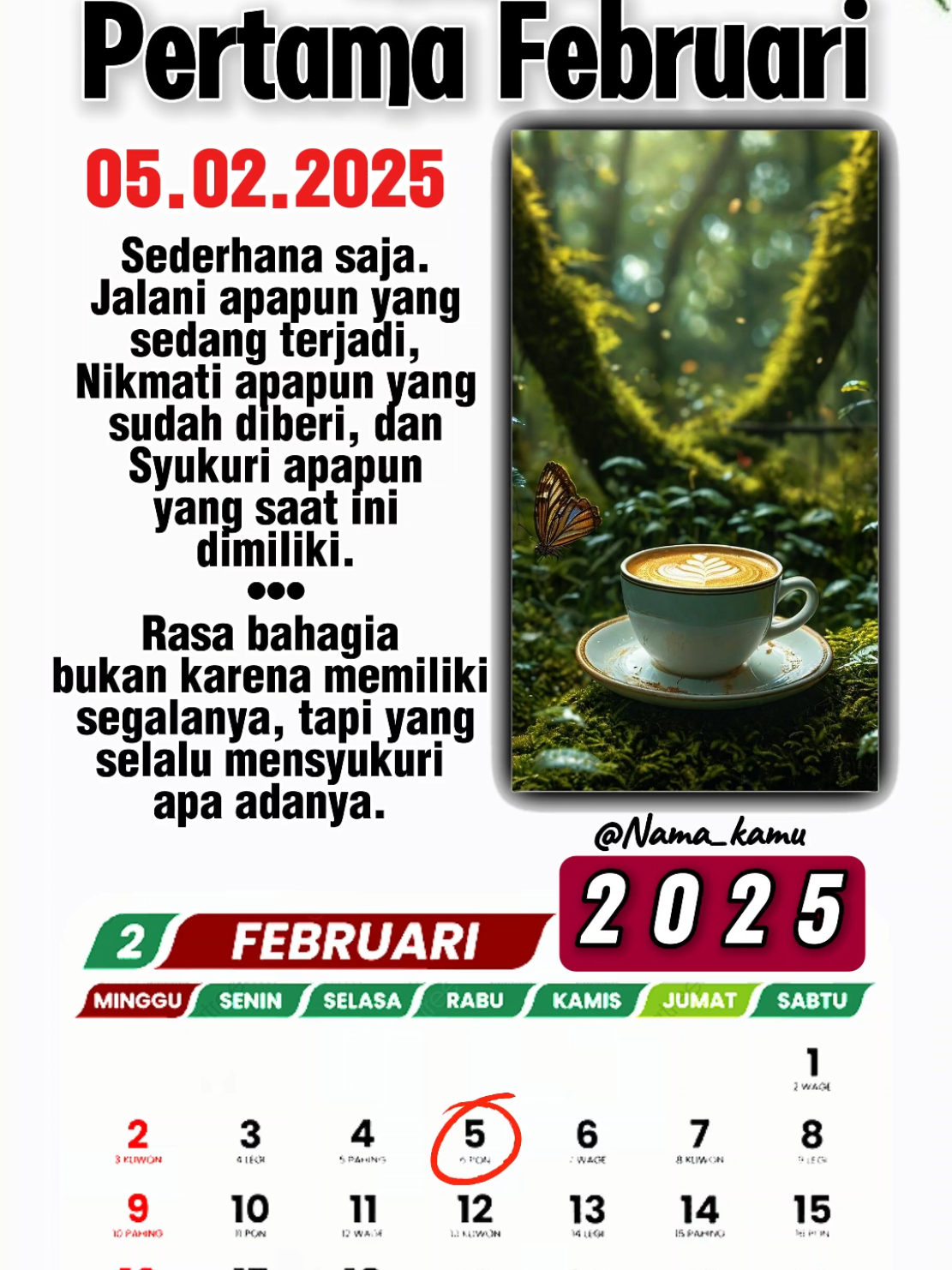 Rabu Pertama Februari . . . .  #templatecapcut    #template  #fypシ #05februari2025     #fypdong  #motivasi  #storywa  #dedikawan #CapCut 