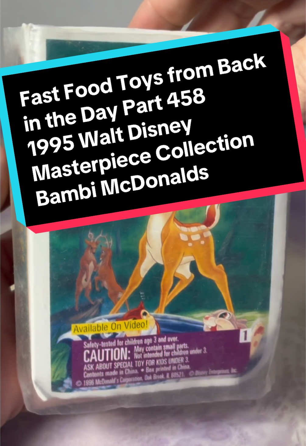 Pretty great little figure! #bambi #mcdonalds #happymealtoy #90skids #90snostalgia #disney #retrotoys 