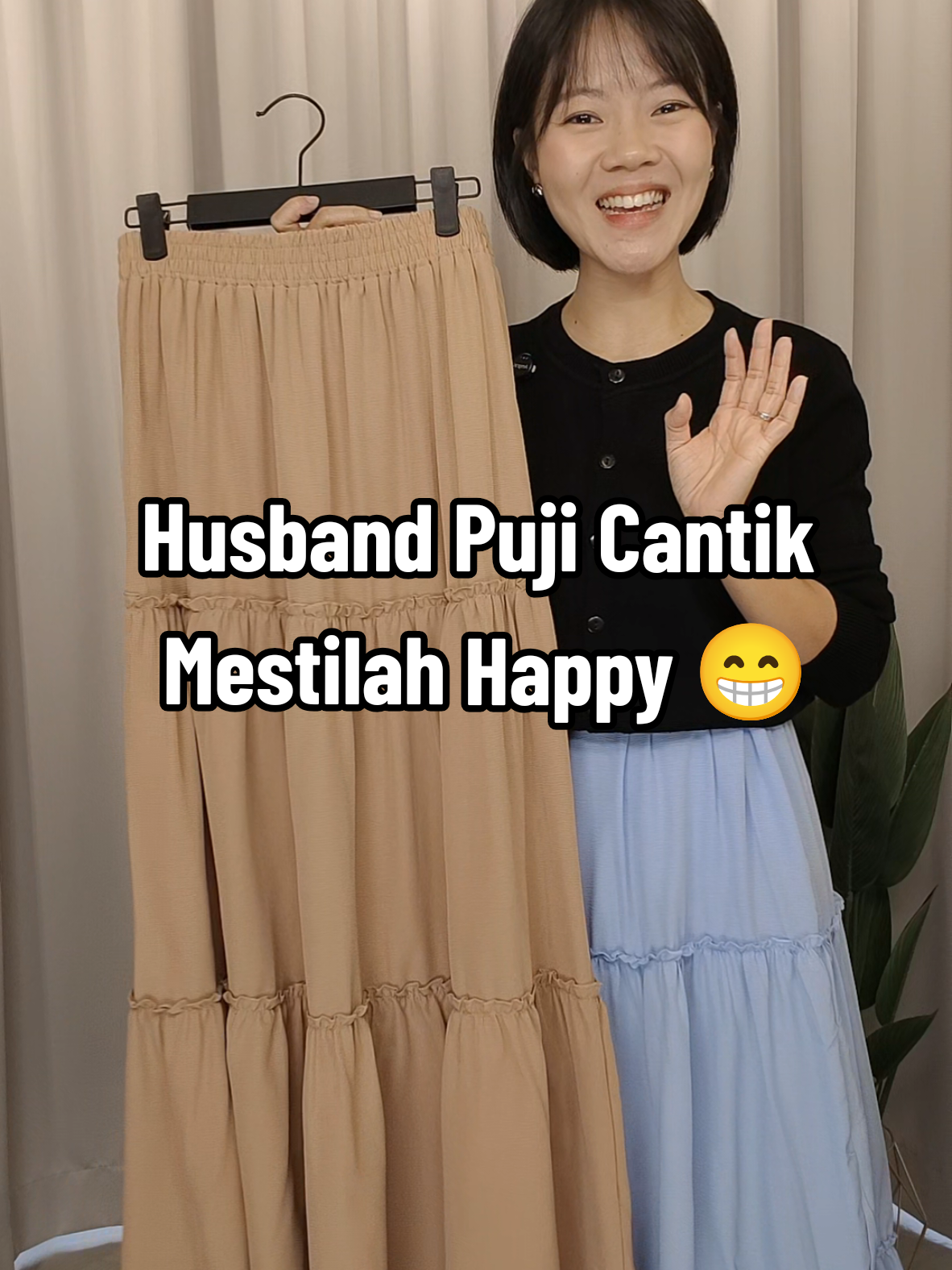 Nak husband puji, just pakai skirt ni🤗 #skirt #skirtkembang #skirtbertingkat #skirtmurah #skirtcantik #skirtflowy #skirttakpayahgosok 