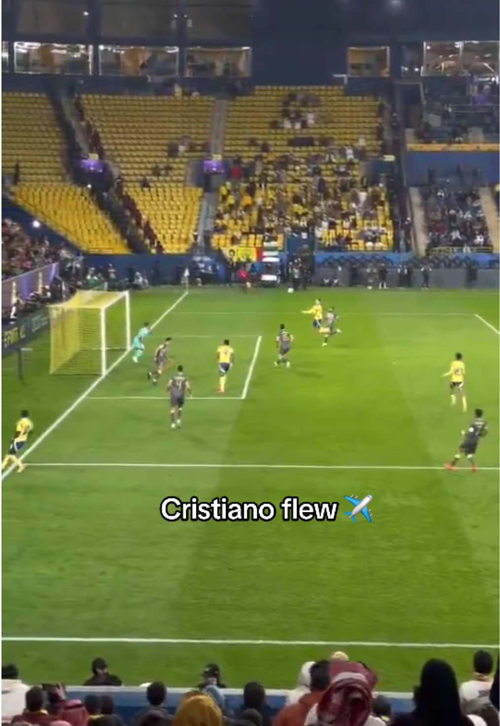 #Cristiano #Ronaldo was legit floating 🤯 (via BTL158/X)