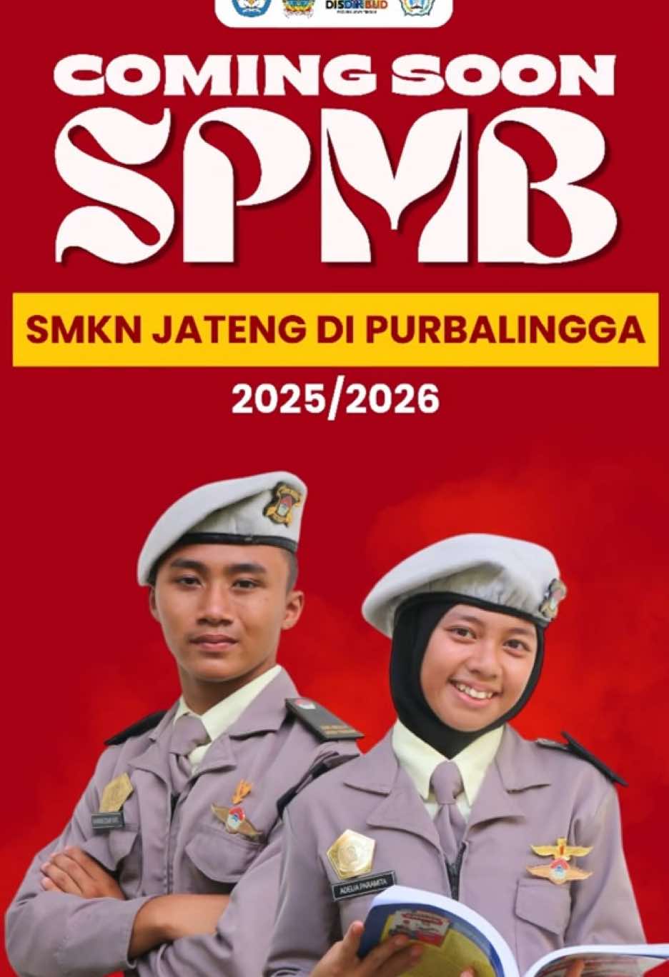 [COMING SOON SPMB SMK NEGERI JATENG DI PURBALINGGA] Kabar baik bagi para siswa dan orang tua yang sedang mencari sekolah yang berkualitas dan gratis! Kementerian Penderikan Dasar dan Menengah (Kemendikdas) telah mengganti nama Penerimaan Peserta Didik Baru (PPDB) menjadi Sistem Penerimaan Murid Baru (SPMB) untuk menyempurnakan sistem penerimaan siswa baru yang lebih adil, transparan, dan akuntabel. Tidak hanya itu, SMK Negeri Jateng di Purbalingga juga siap membuka penerimaan murid baru untuk tahun ajaran 2025/2026. Sekolah ini menawarkan pendidikan yang berkualitas dan GRATIS! Mulai dari biaya pendidikan hingga biaya asrama, semua fasilitas ini disediakan secara cuma-cuma untuk para siswa. Jadi, bagi Anda yang ingin bergabung dengan komunitas siswa yang dinamis dan berprestasi, segera persiapkan diri Anda untuk mendaftar ke SMK Negeri Jateng di Purbalingga. Jangan lewatkan kesempatan emas ini untuk meraih pendidikan yang berkualitas dan gratis! #ppdb #spmb #sekolahgratis #smknegerijatengdipurbalingga #smkjateng #purbalingga #smkpurbalingga