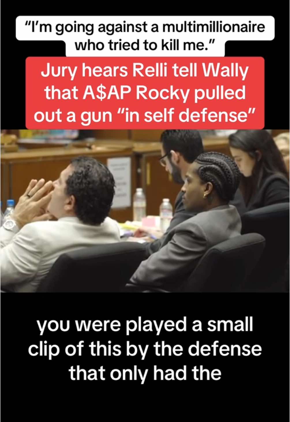 Here's the clip people are talking about from the recordings between Relli and Wally in which Relli says A$AP Rocky pulled out a gun in 