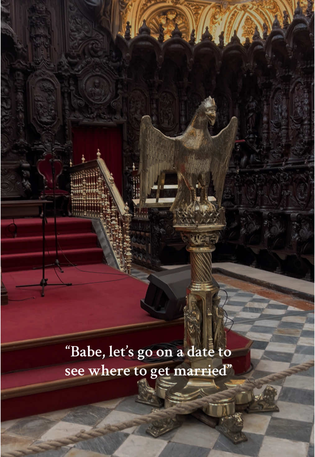 Yes? 🏹🖤⚔️🏰                              #church #knight #Love #armor #fyp #darkfantasy #cathedral 